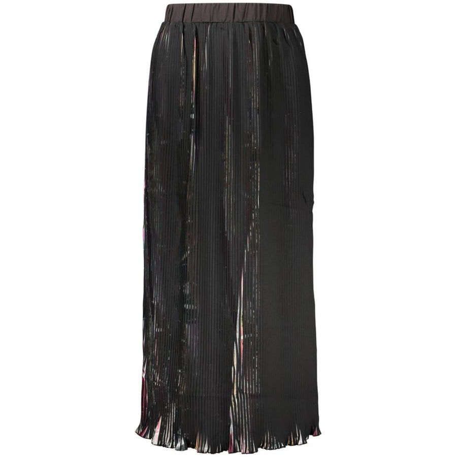 Black Polyester Women's Skirt
