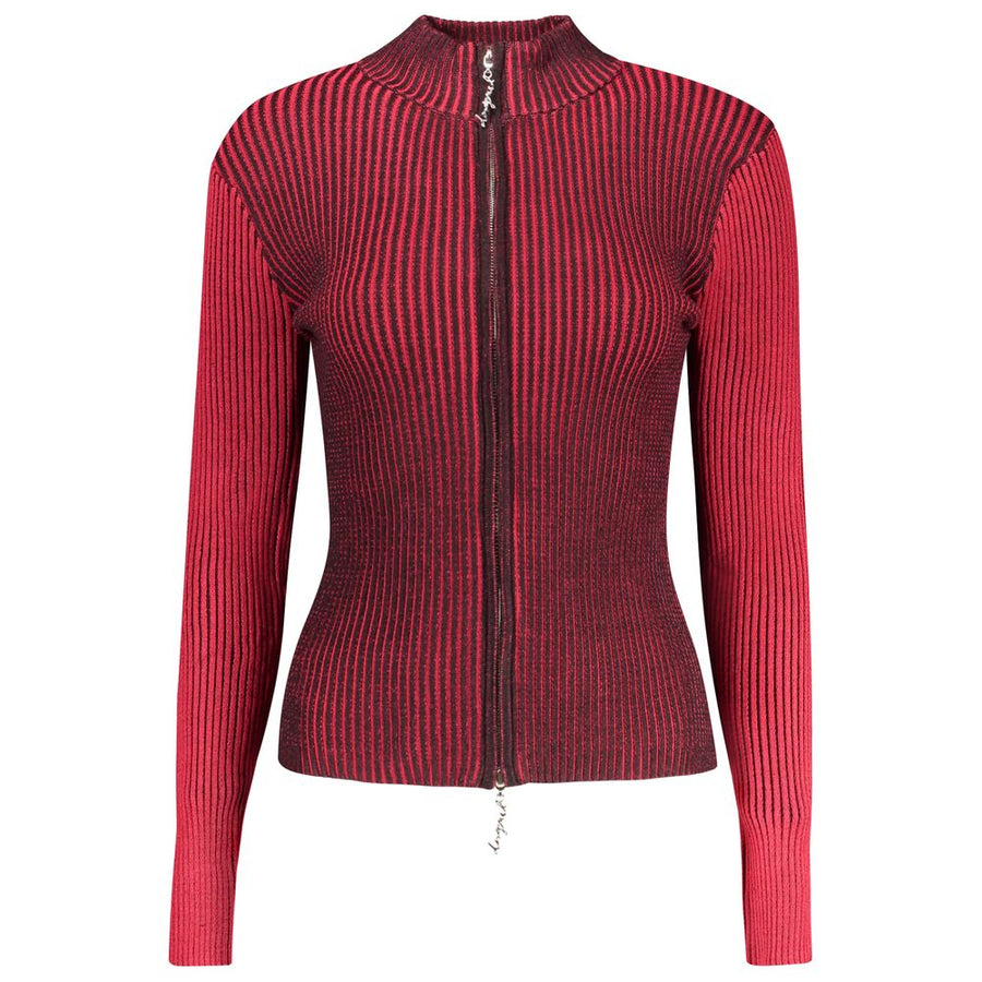 Red Viscose Women's Top