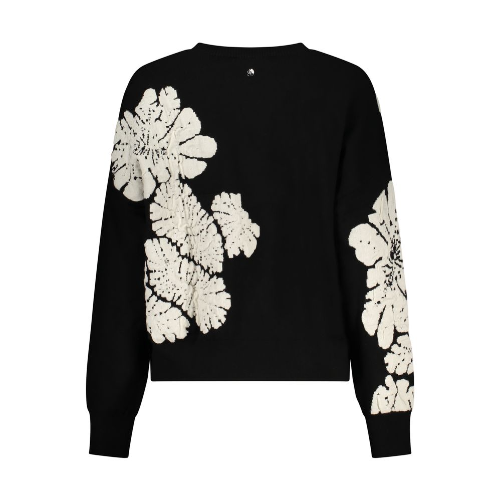 Black Wool Womens Sweater