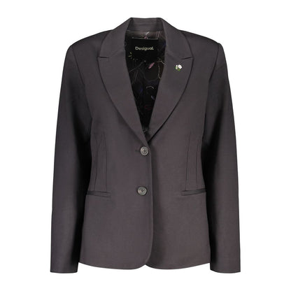 Black Viscose Womens Jacket
