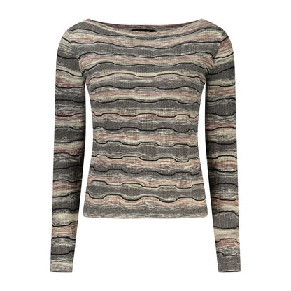 Black Cotton Women's Sweater