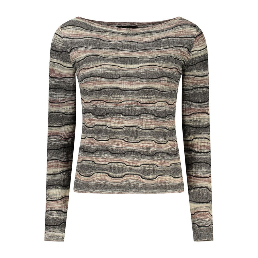 Black Cotton Women's Sweater
