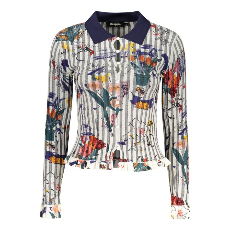 White Viscose Women's Sweater