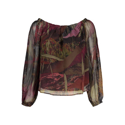 Green Polyester Women's Shirt