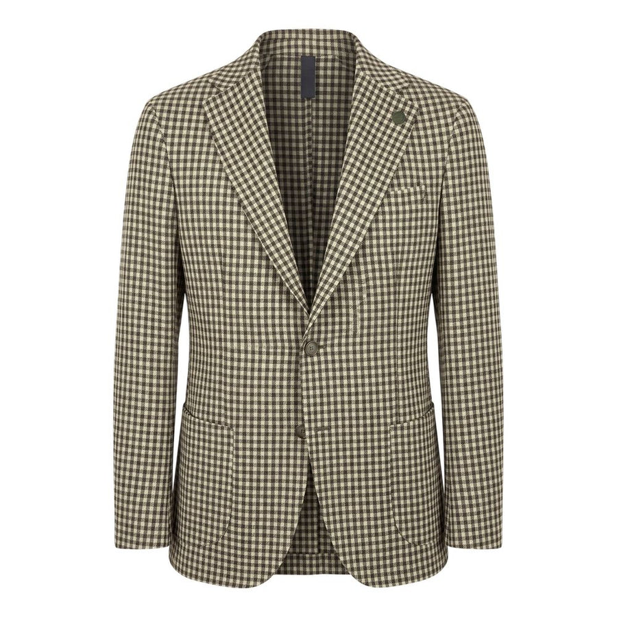 Green Viscose Men's Jacket