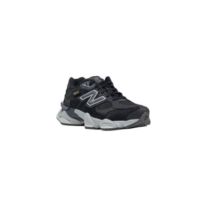 Black Suede Leather Chunky Sneakers
