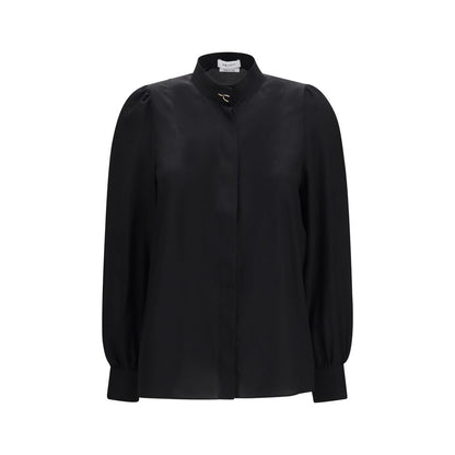 Black Silk Blouse