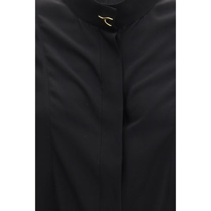 Black Silk Blouse
