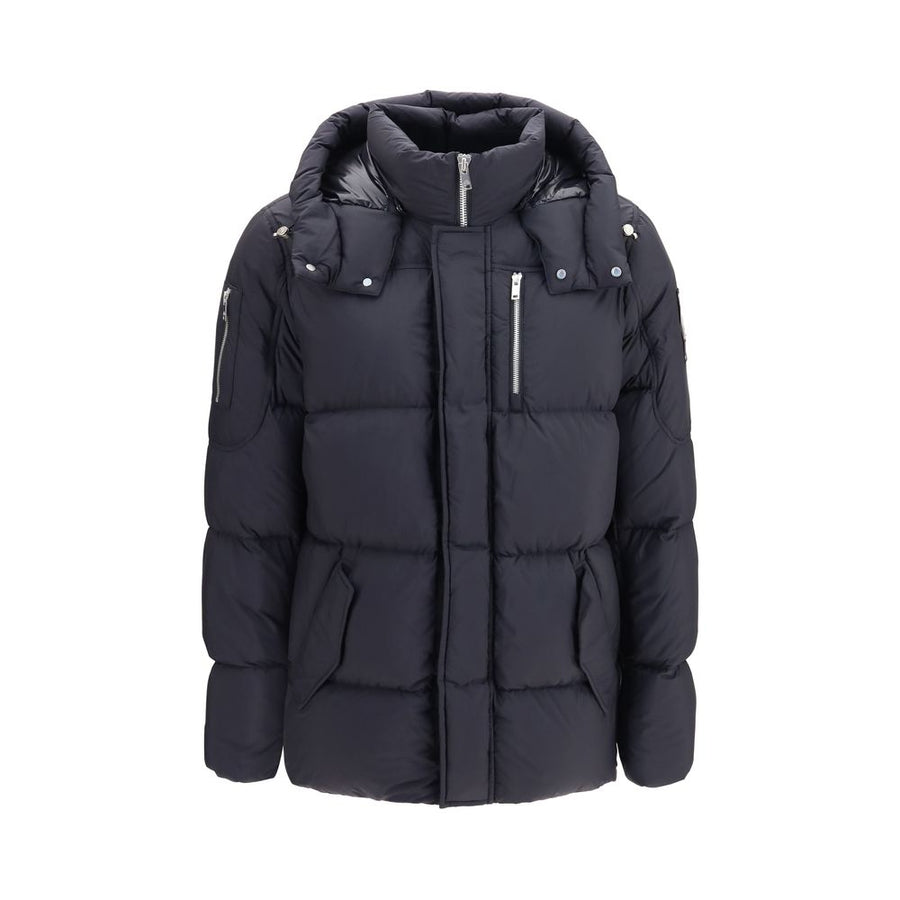 Black Nylon Full-Length Jacket