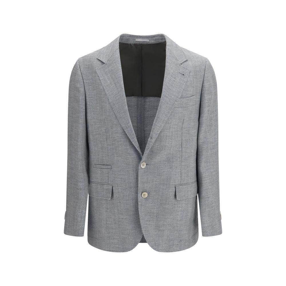 Gray Wool Oves Aries Blazer