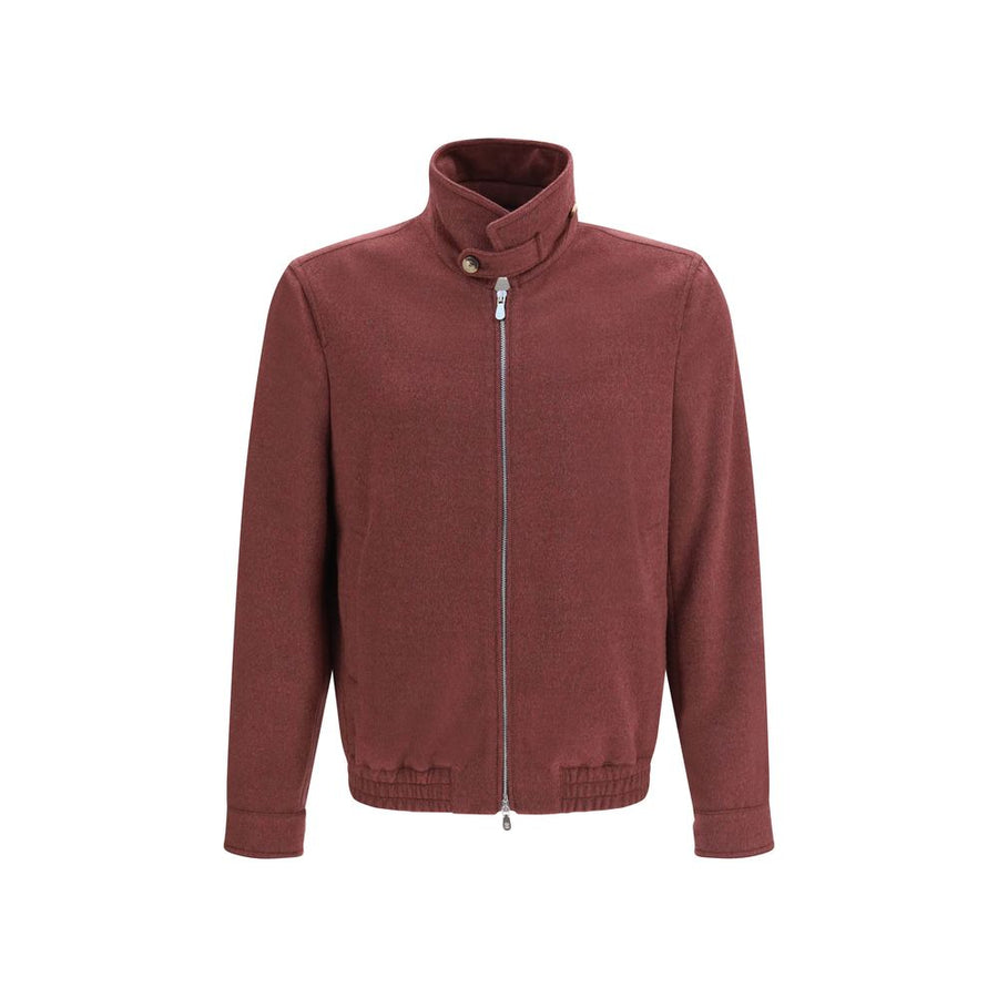 Bordeaux Wool Oves Aries Full-Length Jacket