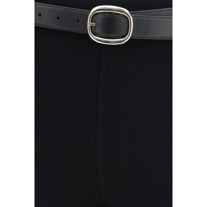 Black Viscose Leggings
