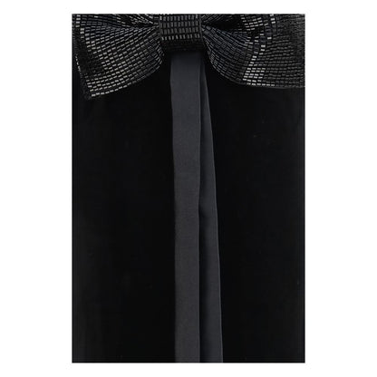 Black Polyester Casual Dress
