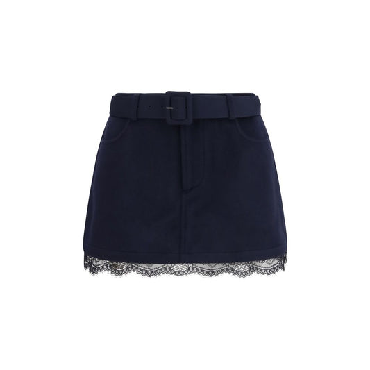 Blue Wool Oves Aries Bermuda Shorts