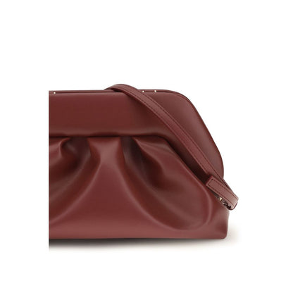 Bordeaux Vegan Leather Clutch Bag