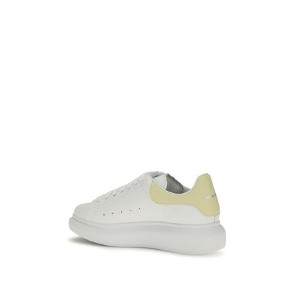 White Calf Leather Bos Taurus Chunky Sneakers
