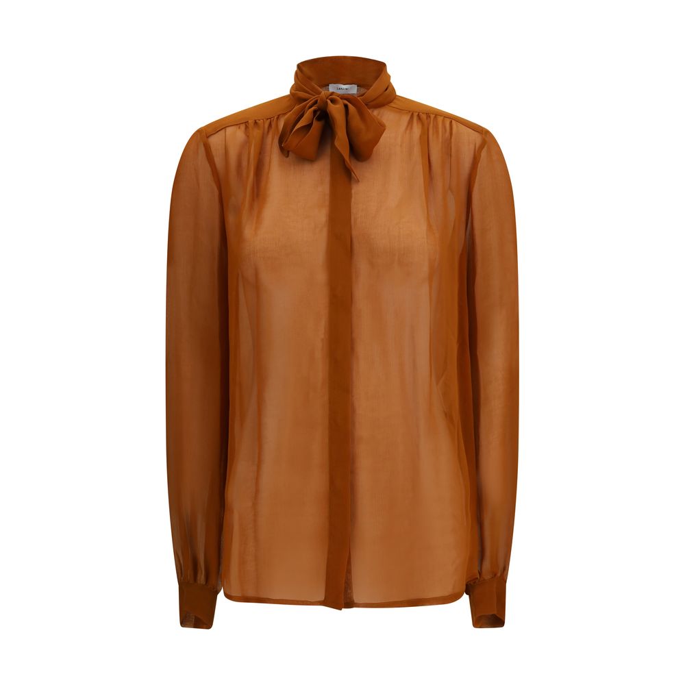 Brown Viscose Blouse