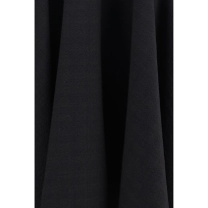 Black Wool Oves Aries Midi Skirt