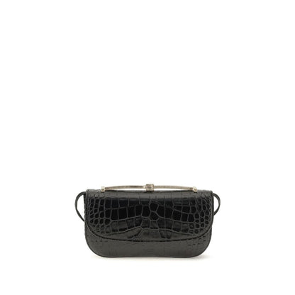 Black Calf Leather Bos Taurus Shoulder Bag