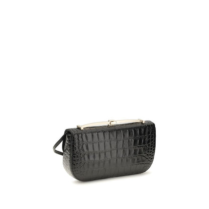 Black Calf Leather Bos Taurus Shoulder Bag