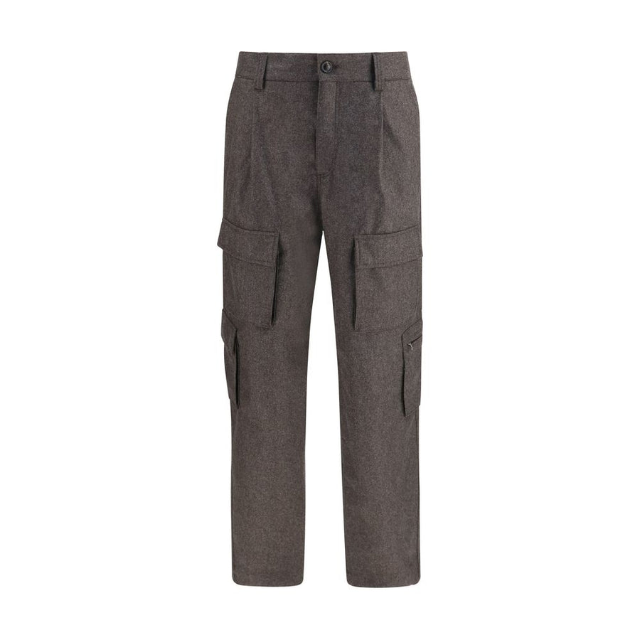 Brown Wool Oves Aries Cargo Pants