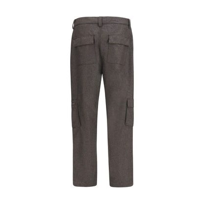 Brown Wool Oves Aries Cargo Pants
