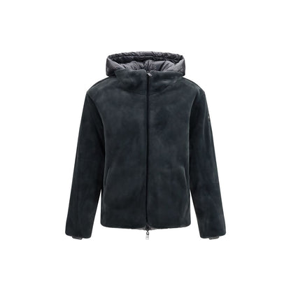 Gray Nylon Shell Jacket