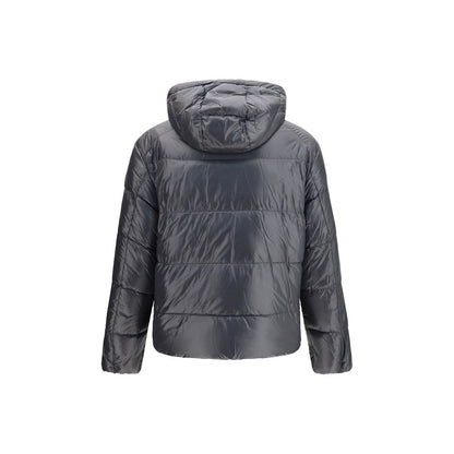 Gray Nylon Shell Jacket