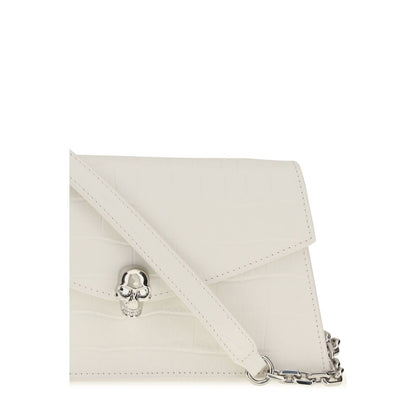 White Calf Leather Bos Taurus Shoulder Bag