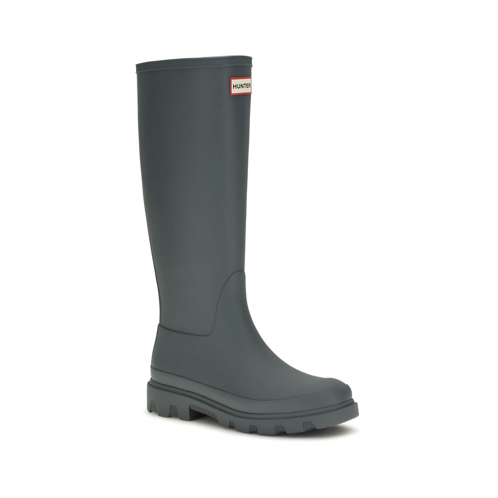Gray Rubber Rain Boots