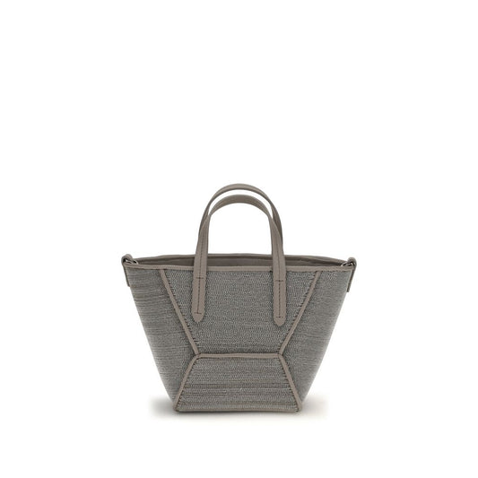 Gray Calf Leather Bos Taurus Shoulder Bag