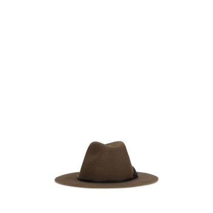 Brown Eco Fabric Fedora