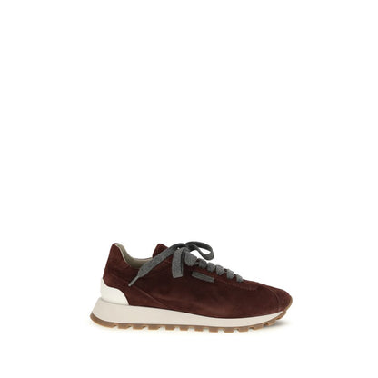 Bordeaux Calf Leather Bos Taurus Athletic Sneakers