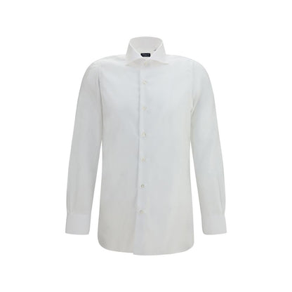 White Cotton Dress Shirt