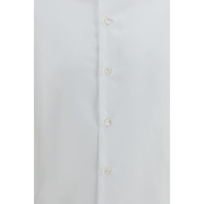 White Cotton Dress Shirt