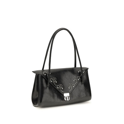 Black Calf Leather Bos Taurus Shoulder Bag