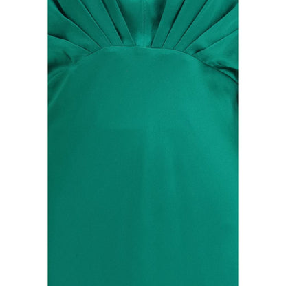 Bicolor Silk Cocktail Dress