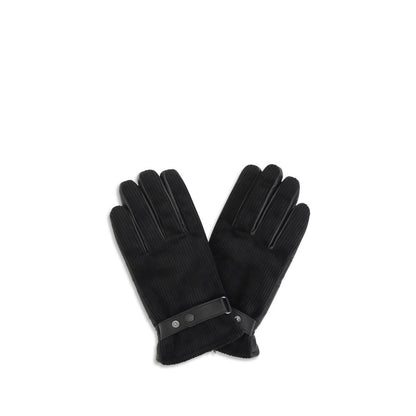 Black Calf Leather Bos Taurus Gloves