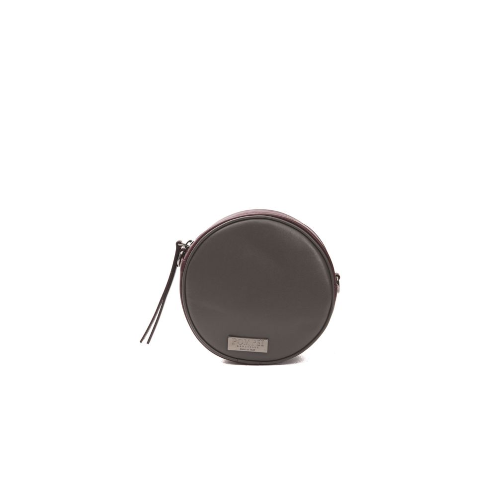 Burgundy Leather Women Crossbody Bag