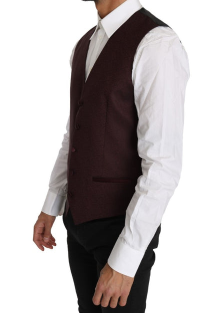 Purple Wool Waistcoat