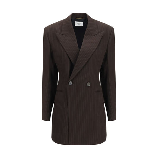 Brown Wool Oves Aries Full-Length Jacket