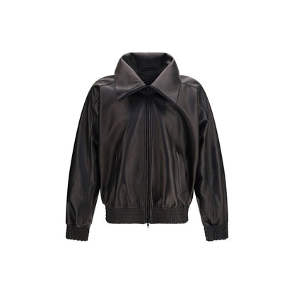 Black Lamb Ovis Aries Leather Jacket
