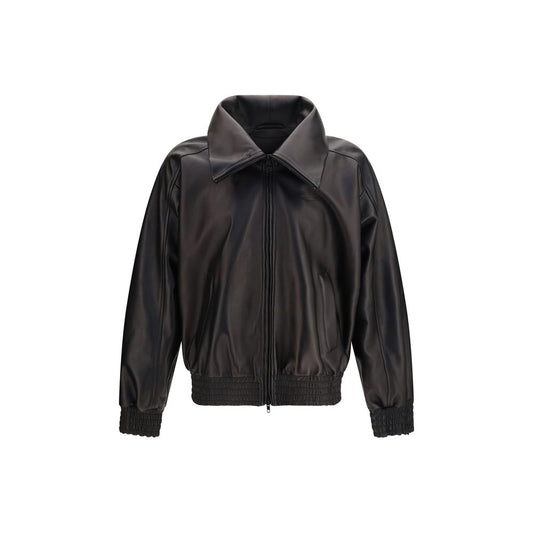 Black Lamb Ovis Aries Leather Jacket