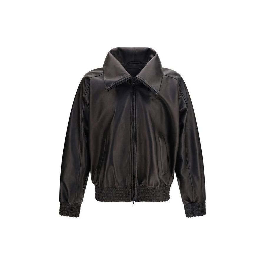 Black Lamb Ovis Aries Leather Jacket