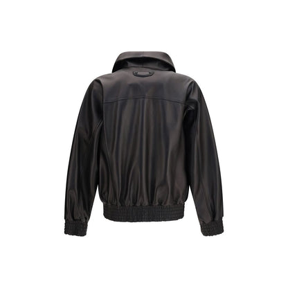 Black Lamb Ovis Aries Leather Jacket