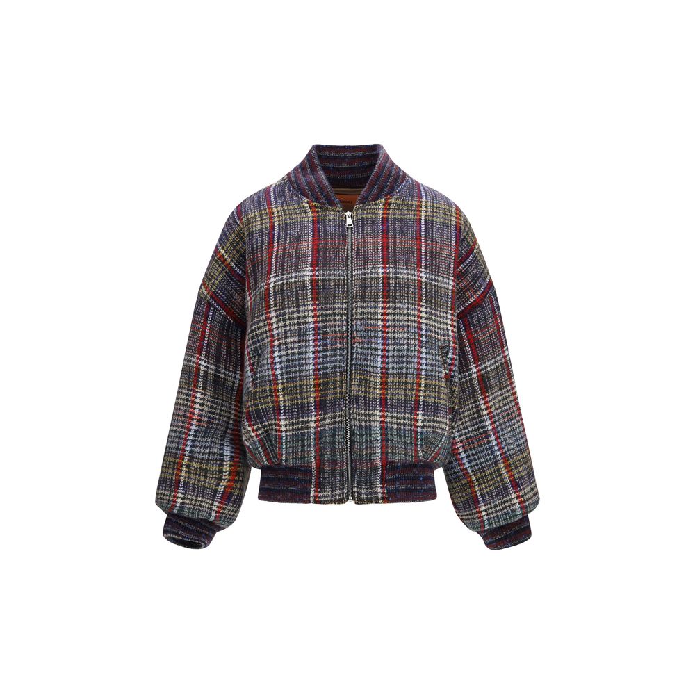 Multicolor Wool Oves Aries Bomber