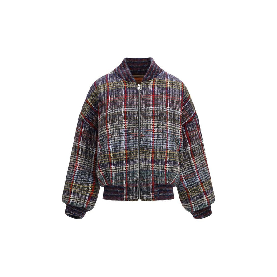 Multicolor Wool Oves Aries Bomber
