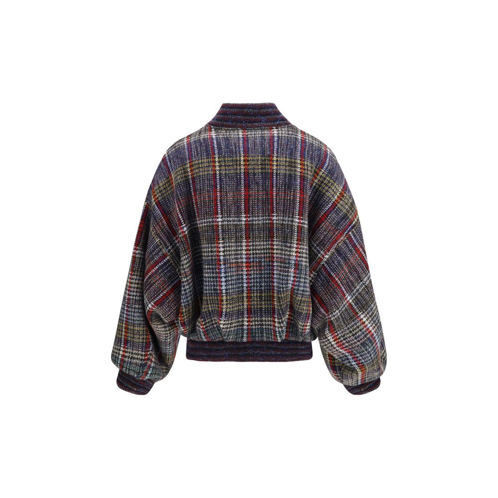 Multicolor Wool Oves Aries Bomber