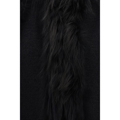 Black Wool Oves Aries Sleeveless Jacket