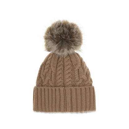 Brown Wool Oves Aries Beanie
